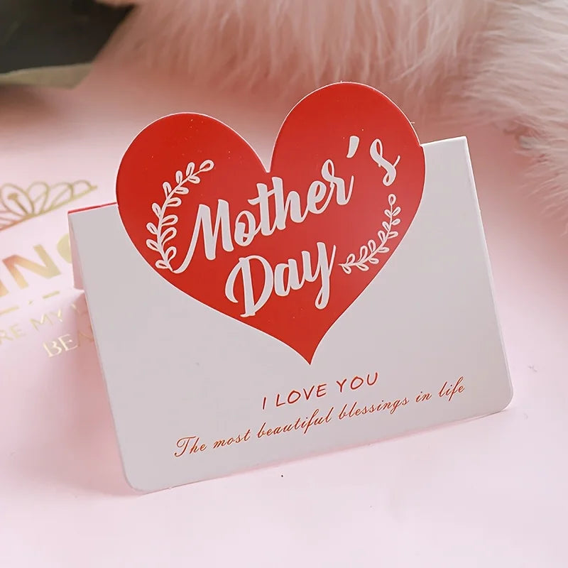 Tarjetas de Mensaje para Regalos - Pack de 10 Corazones para Escribir