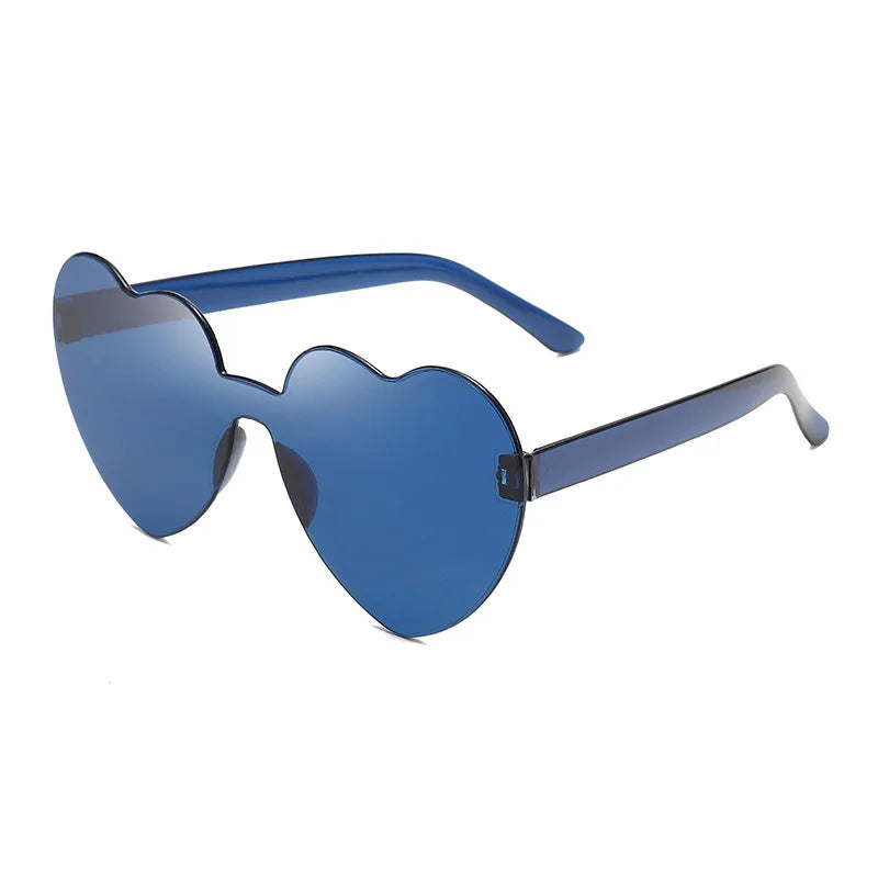 Gafas de Sol en Forma de Corazón – Lentes de Fiesta con Protección UV