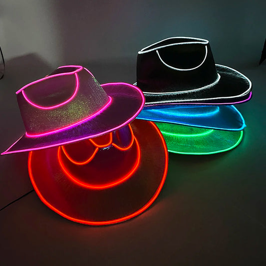 Sombrero LED Neón
