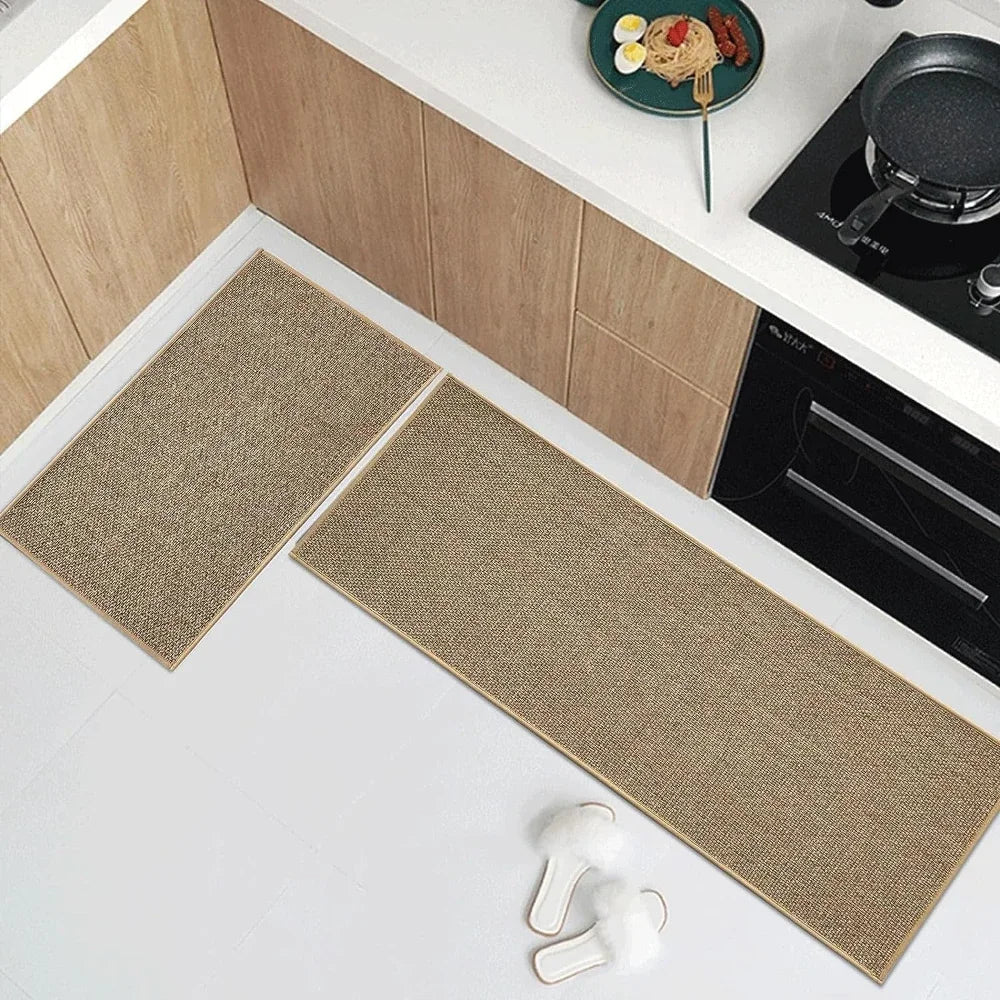 Alfombra de Cocina Antideslizante Lavable con Base de Caucho