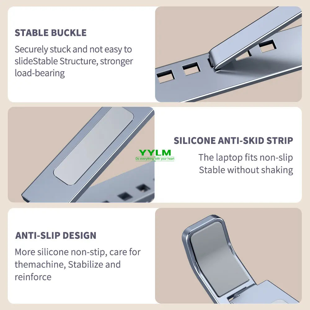 Soporte Ajustable de Aluminio para Laptop N8
