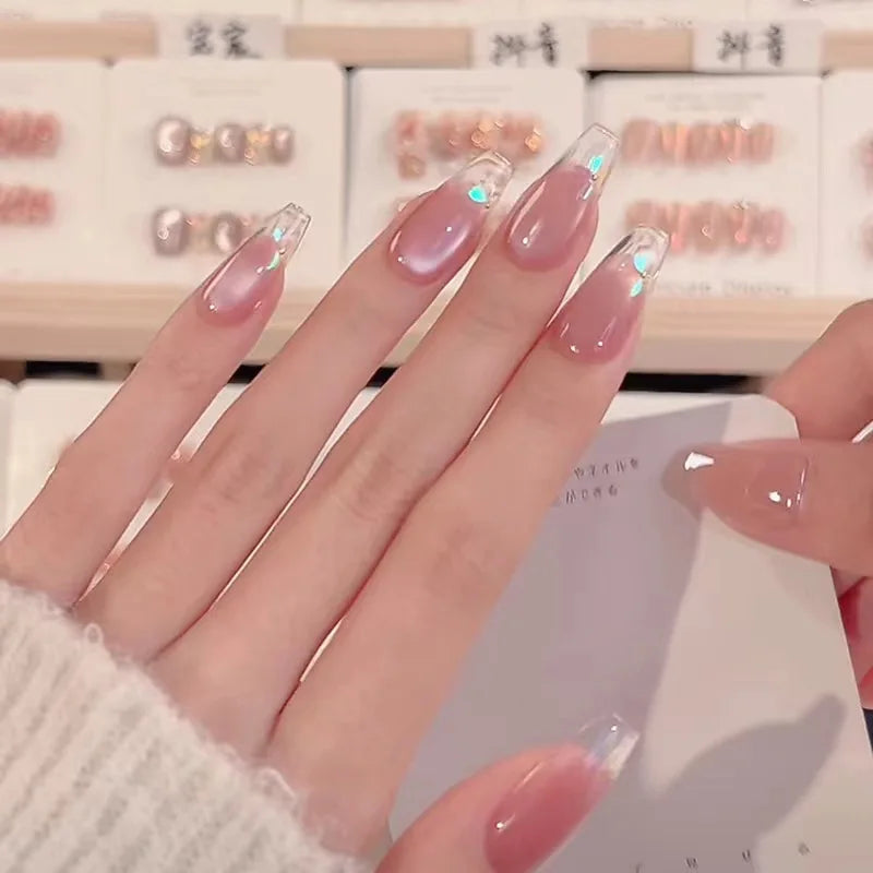 Uñas Artificiales con Adhesivos | Set de Press On Nails para Nail Art