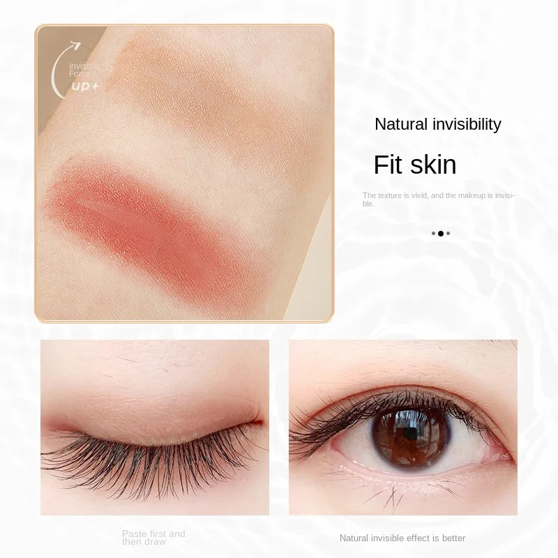 Adhesivos para Crear Doble Pliegue en Párpados – Acabado Natural, Efecto Ojos Más Grandes al Instante