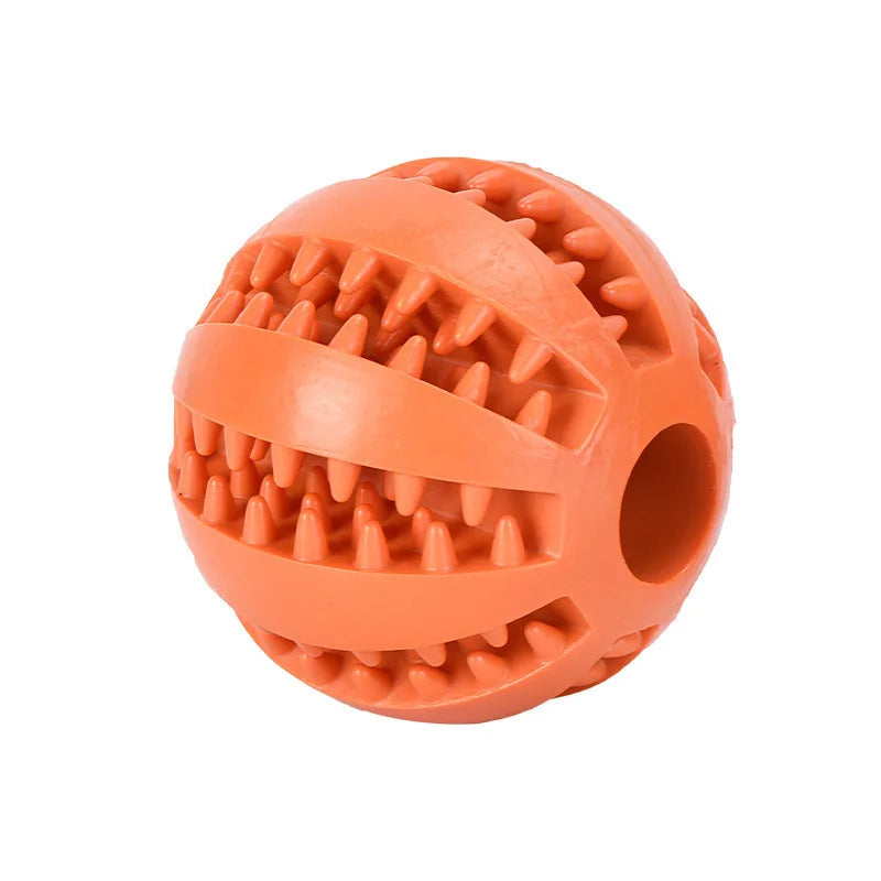 Pelota Interactiva para Mascotas de Goma Limpieza Dental