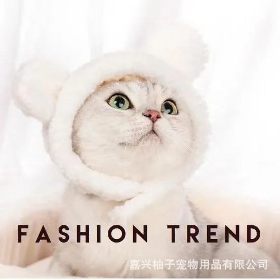 Gorro para Gato Divertido - Plush para Fotos