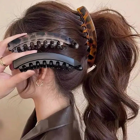 Clip de Cabello Banana Carey 12.5cm - Pinza de Pescado para Mujer