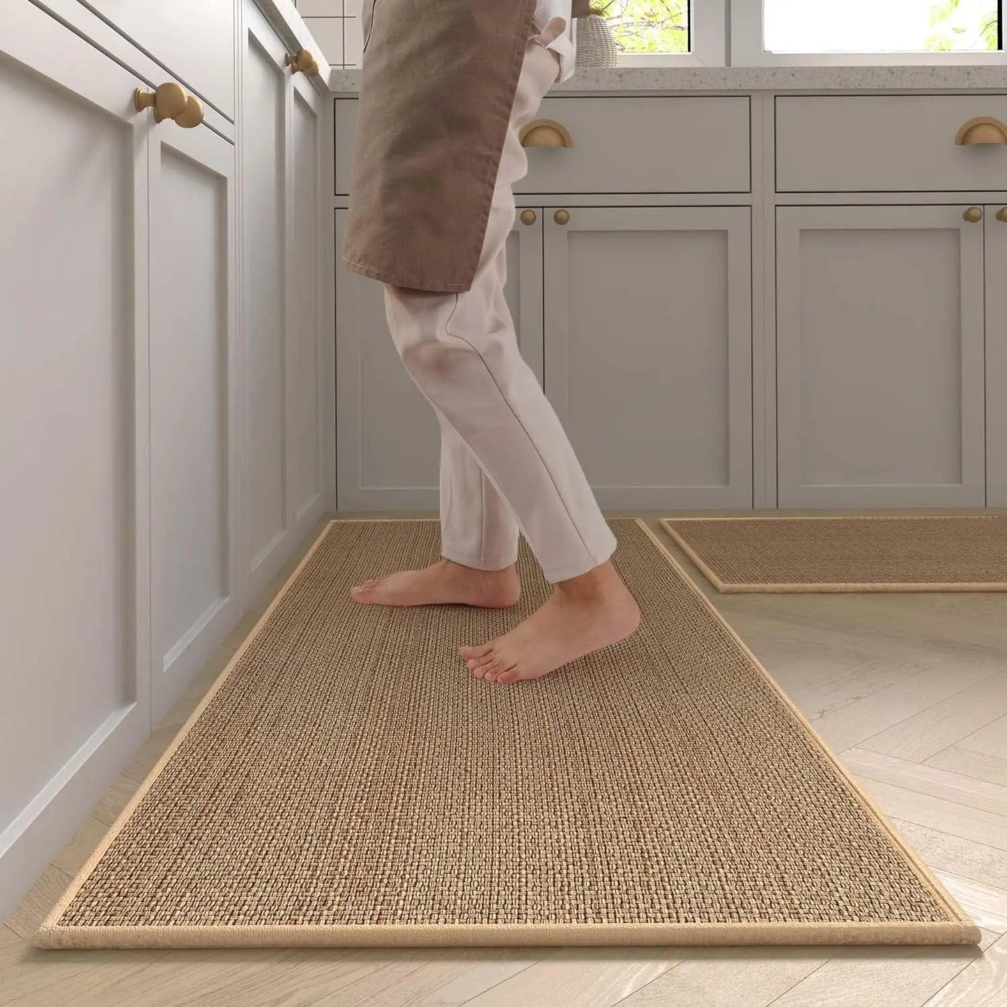 Alfombra de Cocina Antideslizante Lavable con Base de Caucho