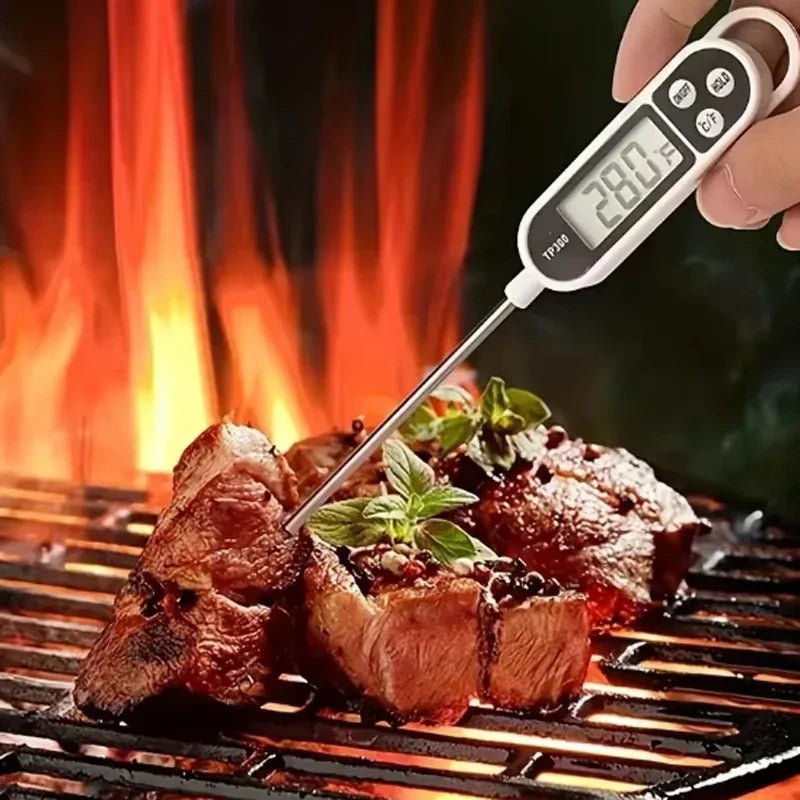 Termómetro de Sonda para Carne y Líquidos - Herramienta Digital de Cocina