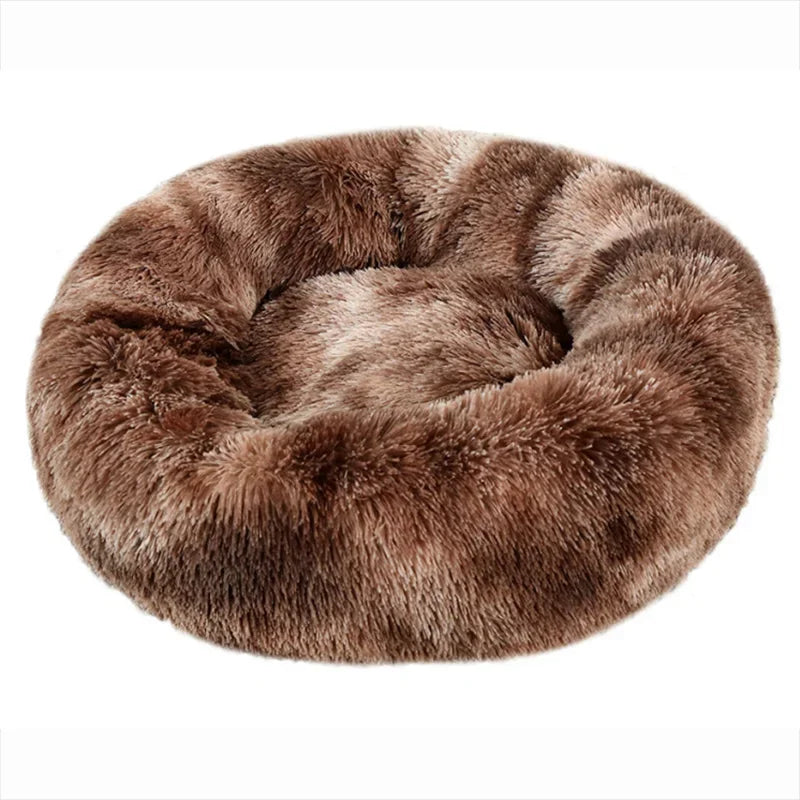 Cama Redonda Suave para Perros y Gatos – Cama Acolchada para Mascotas