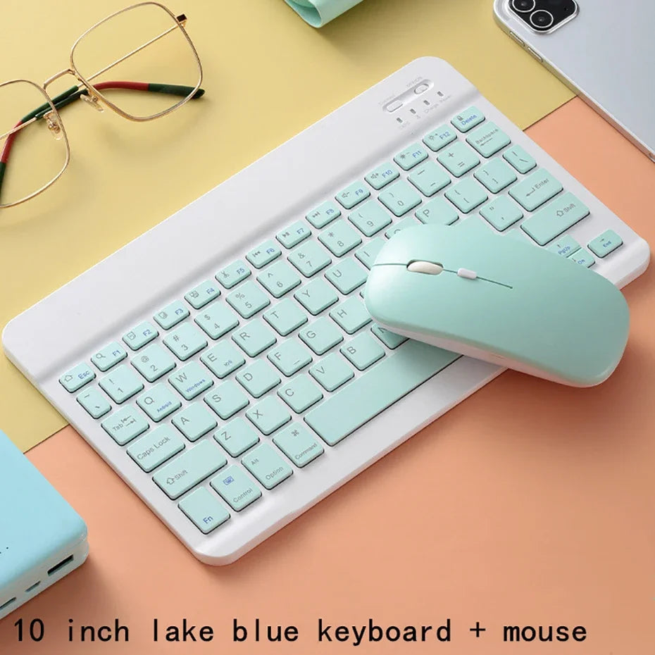 Teclado Bluetooth 10 Pulgadas para iPad y Tablet – Compacto Español/Inglés
