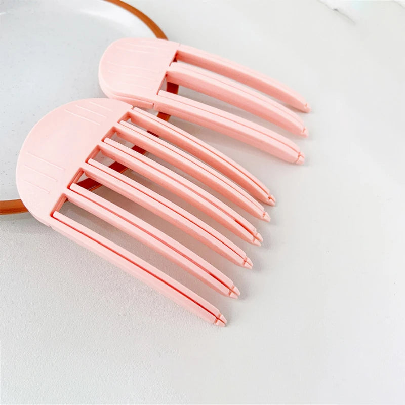 Pinza para flequillo con efecto de volumen y rizado – Elevación de raíz sin calor para mujer. Herramienta de peinado natural para el cuidado del cabello