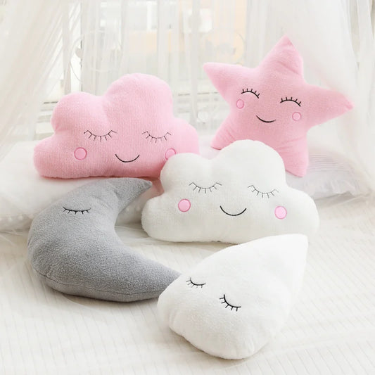 Peluche Nube Luna y Estrella – Cojín Decorativo Infantil