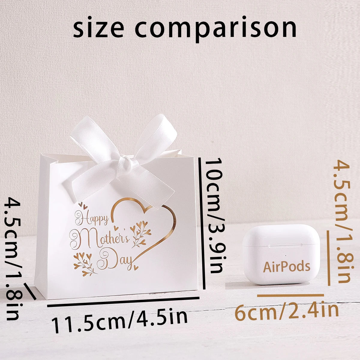 Cajas de Regalo para el Día de la Madre - Pack 5 Pcs Diseño Elegante