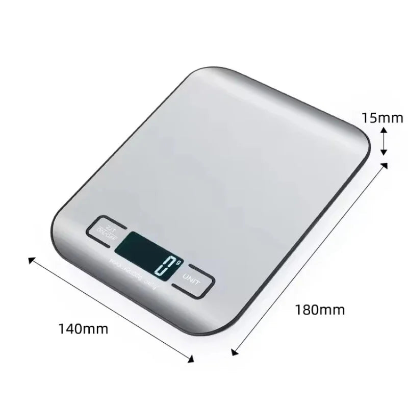 Báscula Digital de Cocina con Pantalla LED