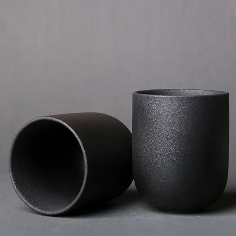 Tazas de Té Kung Fu de Cerámica 120ml - Estilo Japonés Wabi-Sabi