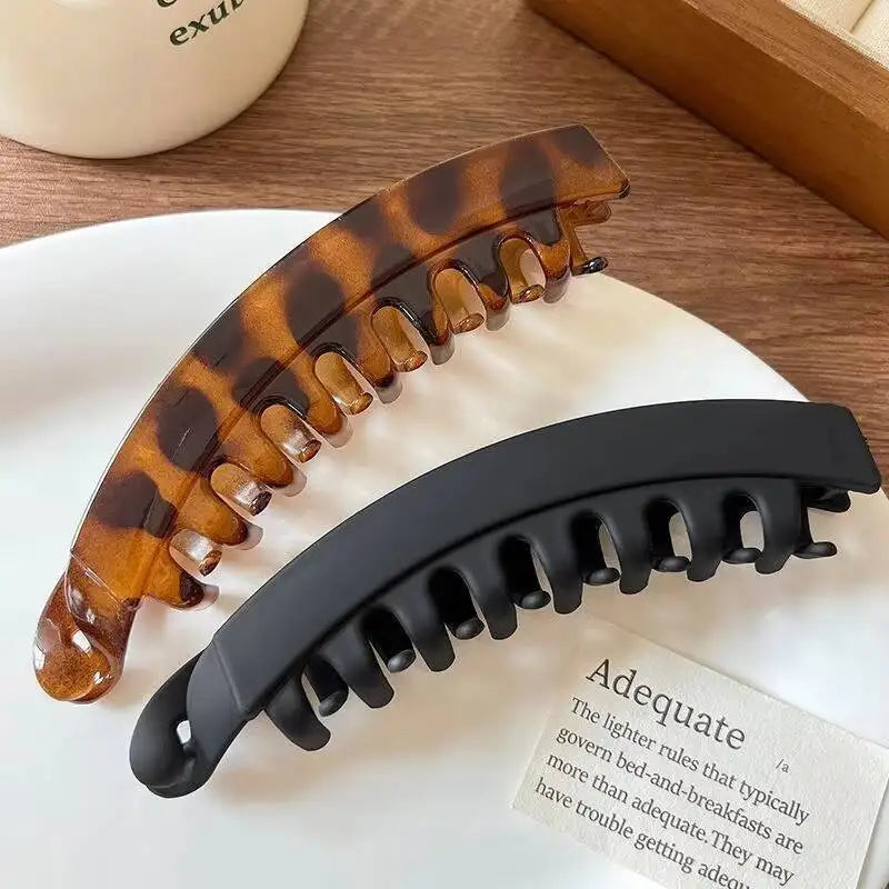 Clip de Cabello Banana Carey 12.5cm - Pinza de Pescado para Mujer