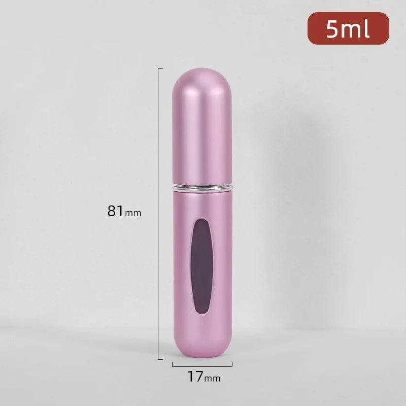 Botella Mini Spray Recargable – Ideal para Perfume o Líquidos de Viaje, Compacto y Portátil