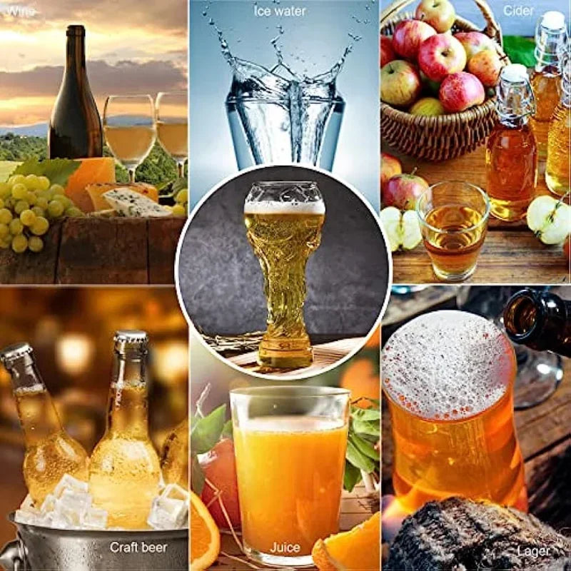 Vaso de Cerveza Diseño  Balón – Copa Creativa para Fiestas