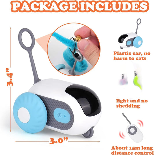 Juguete Interactivo Inteligente para Gatos con Control Remoto