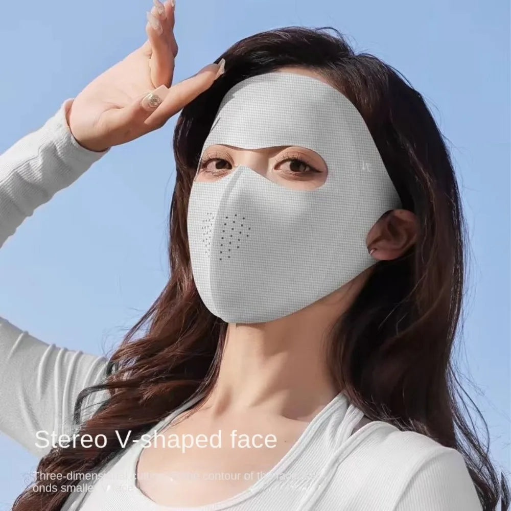 Protector Facial UPF50+ para Verano - Protección Total contra Rayos UV