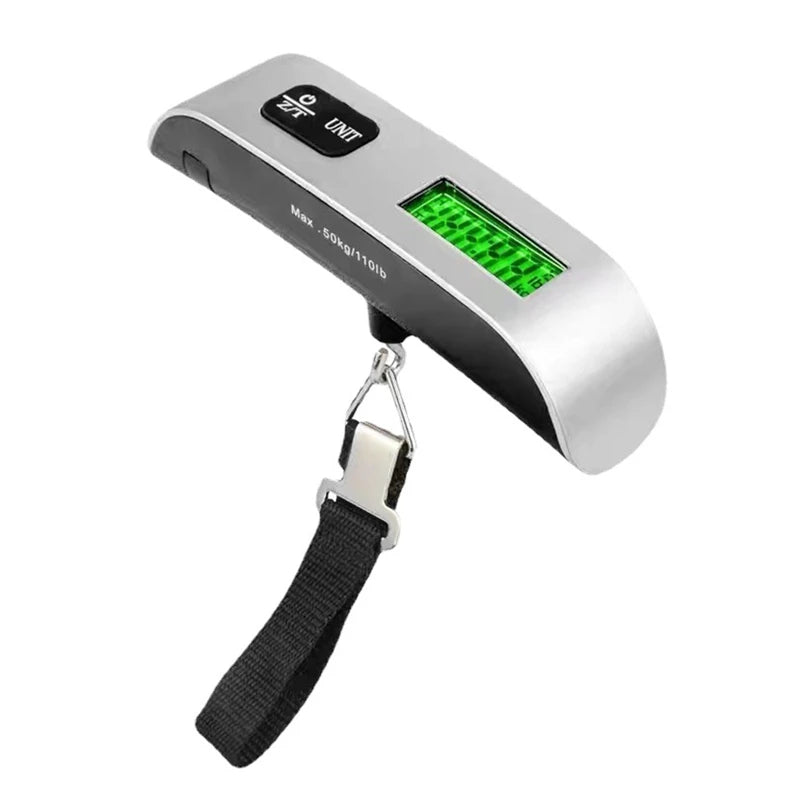 Báscula Digital Portátil para Equipaje con Pantalla LCD