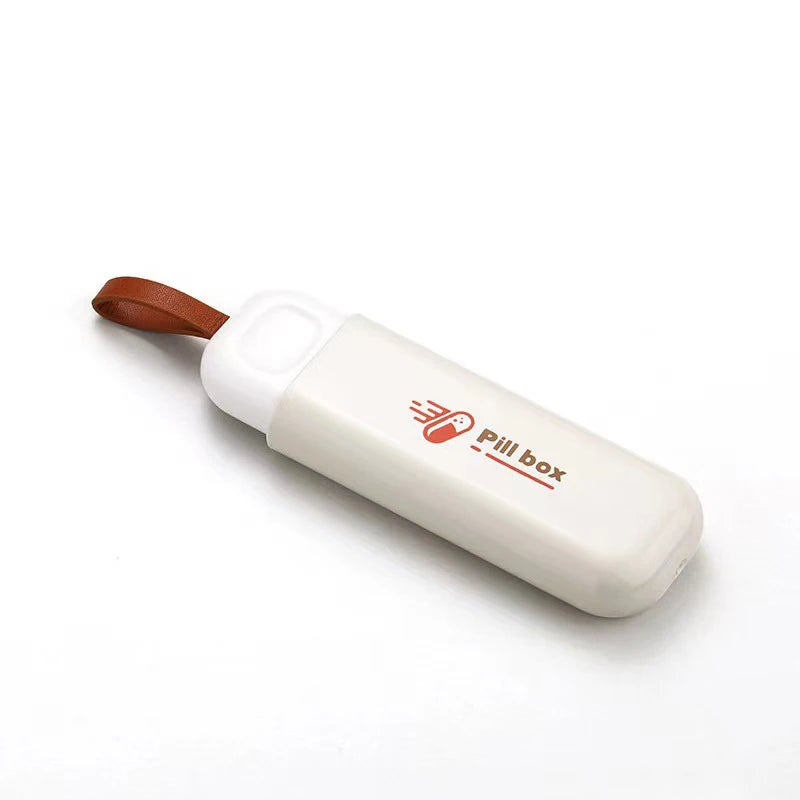 Pastillero Portátil de 3 Compartimentos - Estuche Impermeable y Colorido