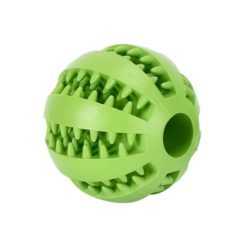 Pelota Interactiva para Mascotas de Goma Limpieza Dental