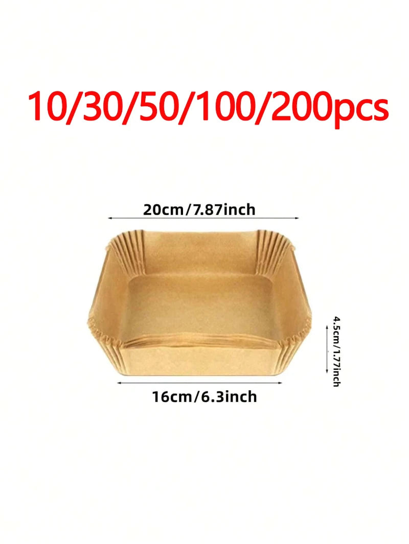 Papel Pergamino para Air Fryer Impermeable y Antiaherente - Repostería y BBQ
