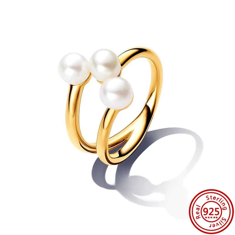 Anillo Elegante con Perlas – Regalo Día de las Madres