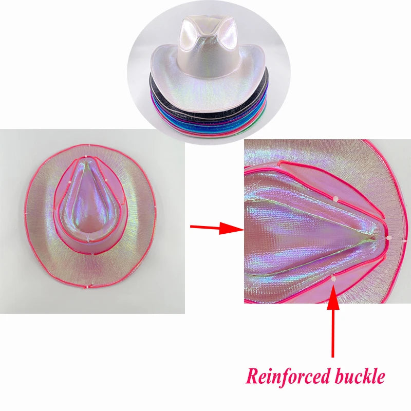 Sombrero LED Neón