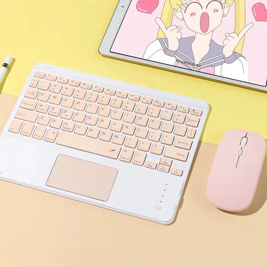 Teclado Bluetooth 10 Pulgadas para iPad y Tablet – Compacto Español/Inglés