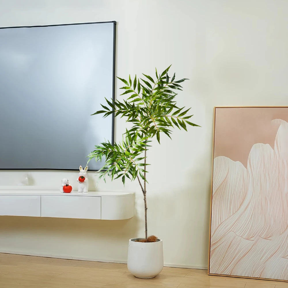 Planta Artificial Decorativa Tipo Palma Realista para Interior (78 cm - 140 cm)