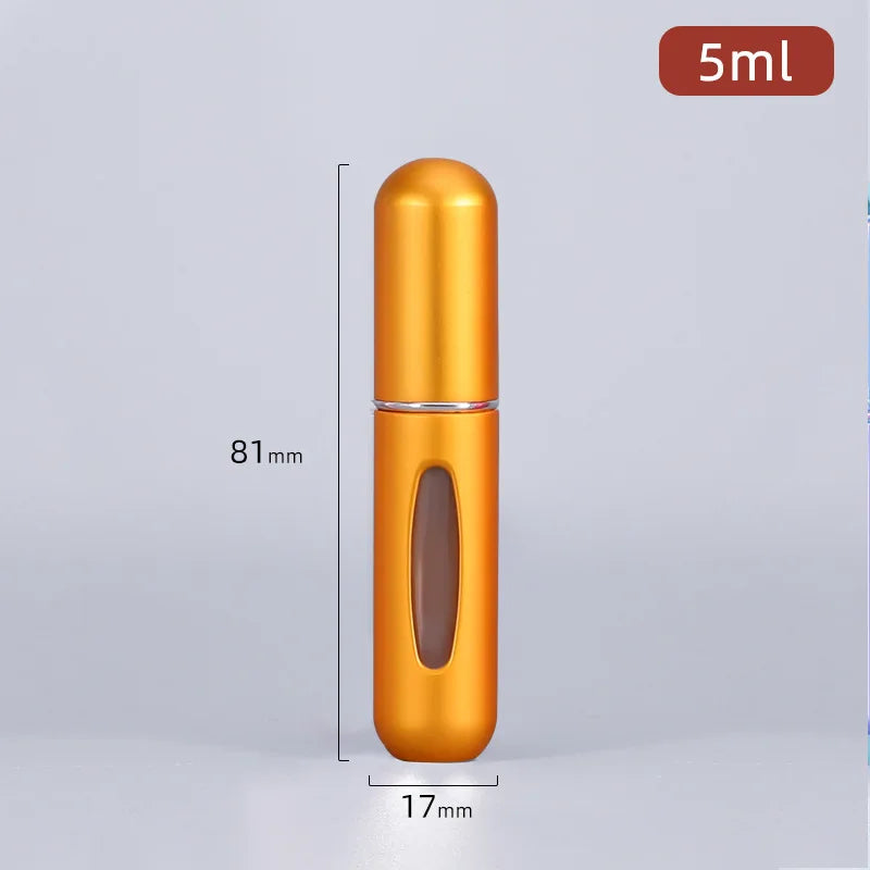 Botella Mini Spray Recargable – Ideal para Perfume o Líquidos de Viaje, Compacto y Portátil