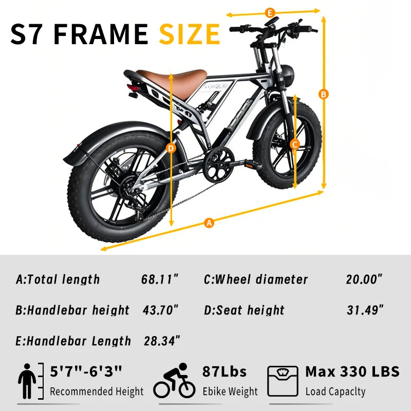 Bicicleta Eléctrica Todo Terreno 1000W