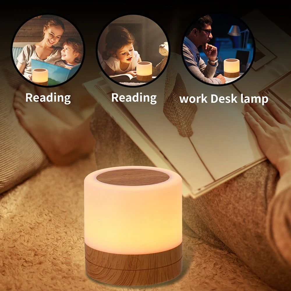 Lámpara de Noche LED RGB con Control Remoto