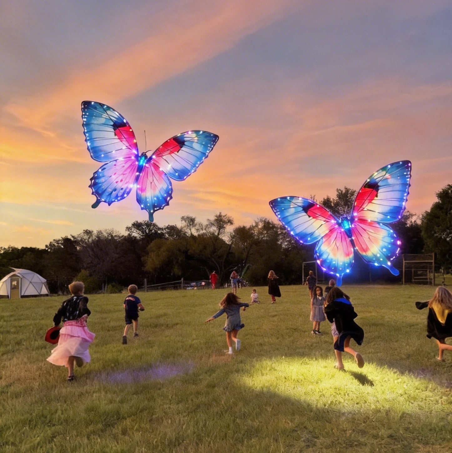 Mariposa Voladora RC LED – Efecto Realista