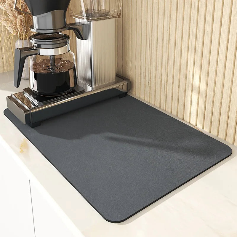 Alfombrilla de Secado Rápido para Baño y Cocina - Base de Goma Antideslizante
