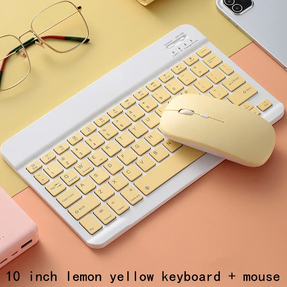 Teclado Bluetooth 10 Pulgadas para iPad y Tablet – Compacto Español/Inglés