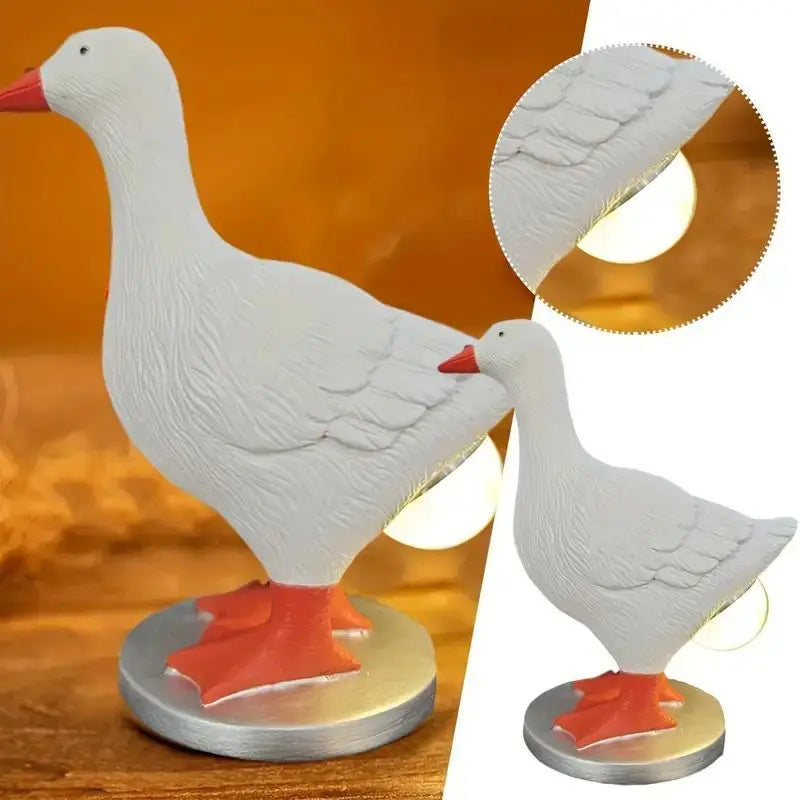 Lámpara de Mesa Animal Pollo LED – Decoración Funny para Habitación