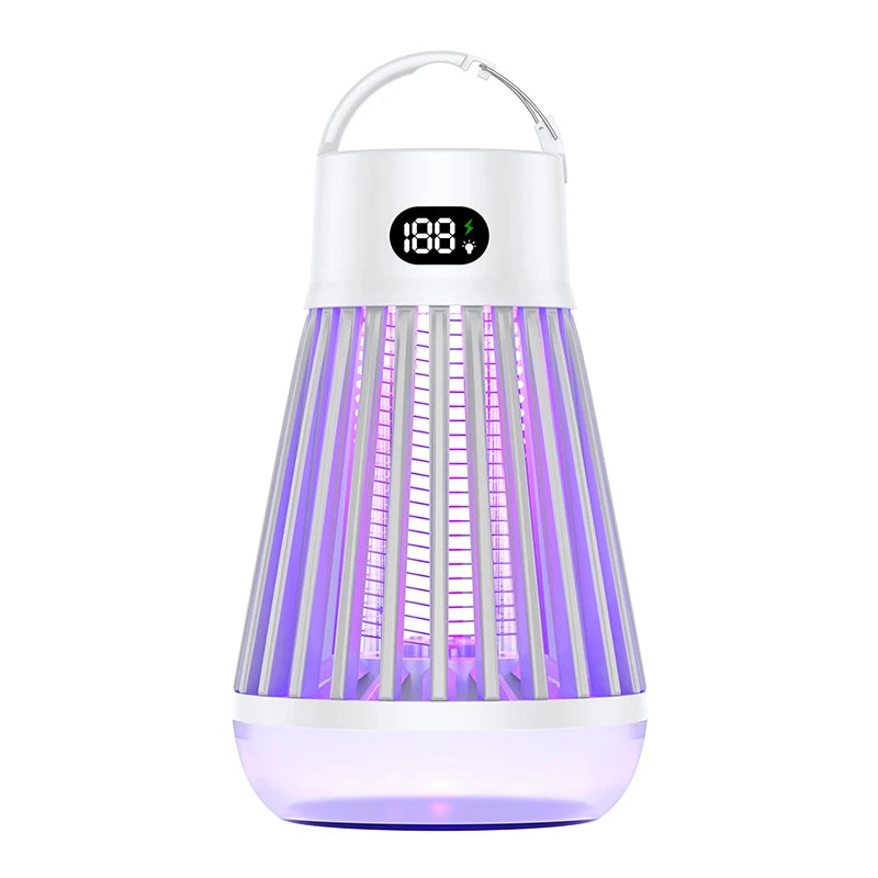 Lámpara Antimosquitos Recargable USB con Luz UV (Portátil 2 en 1)
