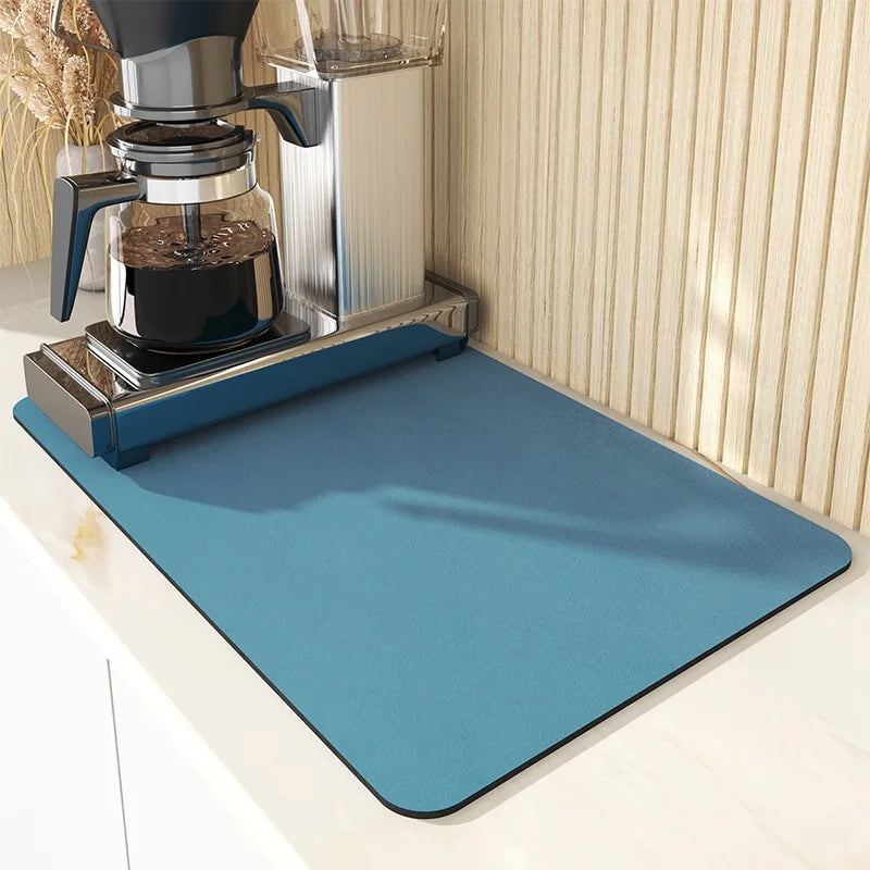 Alfombrilla de Secado Rápido para Baño y Cocina - Base de Goma Antideslizante