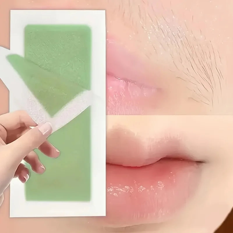 Bandas de Cera Fría Profesional - Depilación de Verano Cuerpo y Rostro