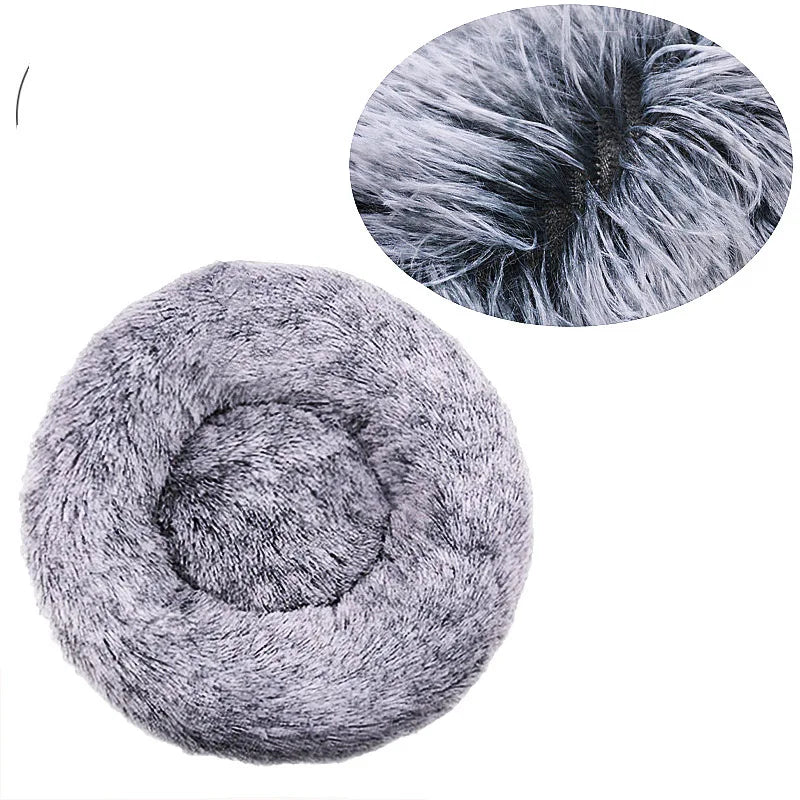 Cama Redonda Suave para Perros y Gatos – Cama Acolchada para Mascotas