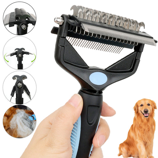 Cepillo Removedor de Pelo para Mascotas 3 en 1 Deslanador