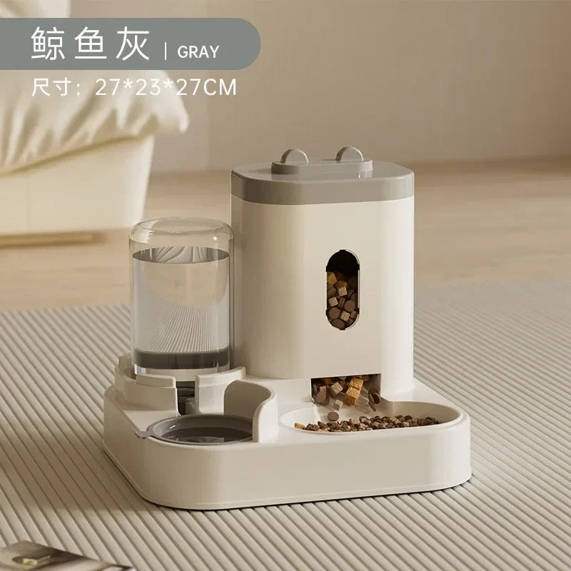 Dispensador Automático de Comida y Agua para Mascotas Gran Capacidad