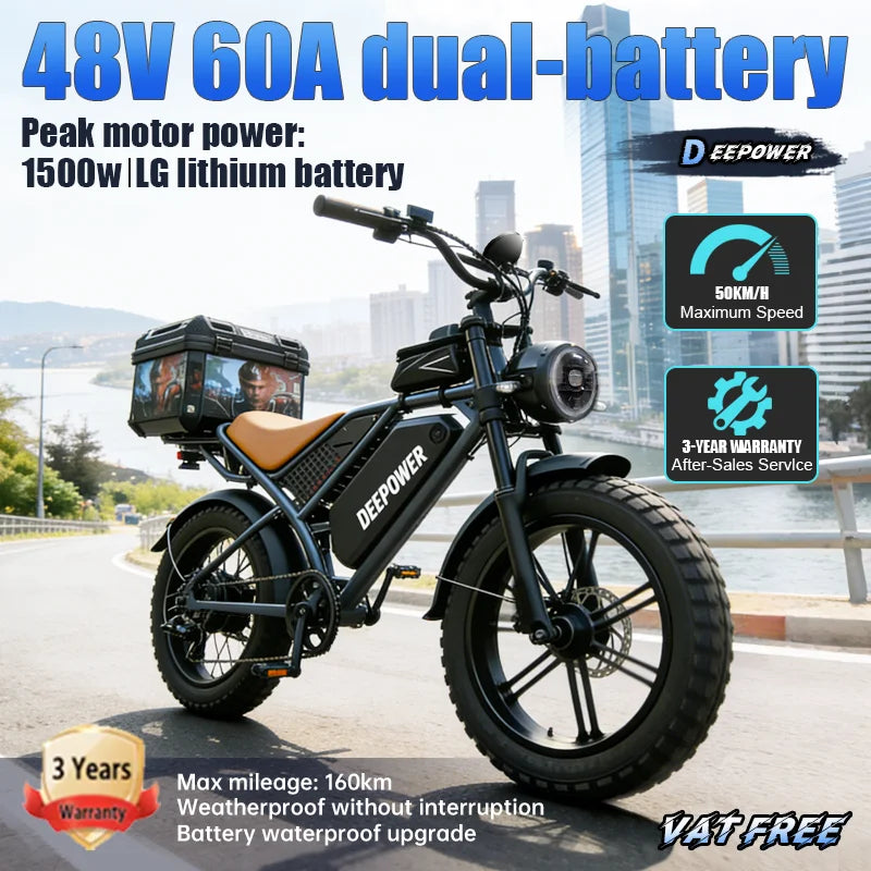 Bicicleta Eléctrica Todo Terreno 1000W