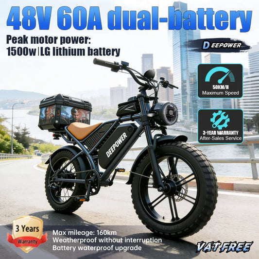 Bicicleta Eléctrica Todo Terreno 1000W