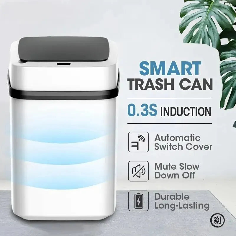 Bote de Basura Inteligente 13L con Sensor Automático