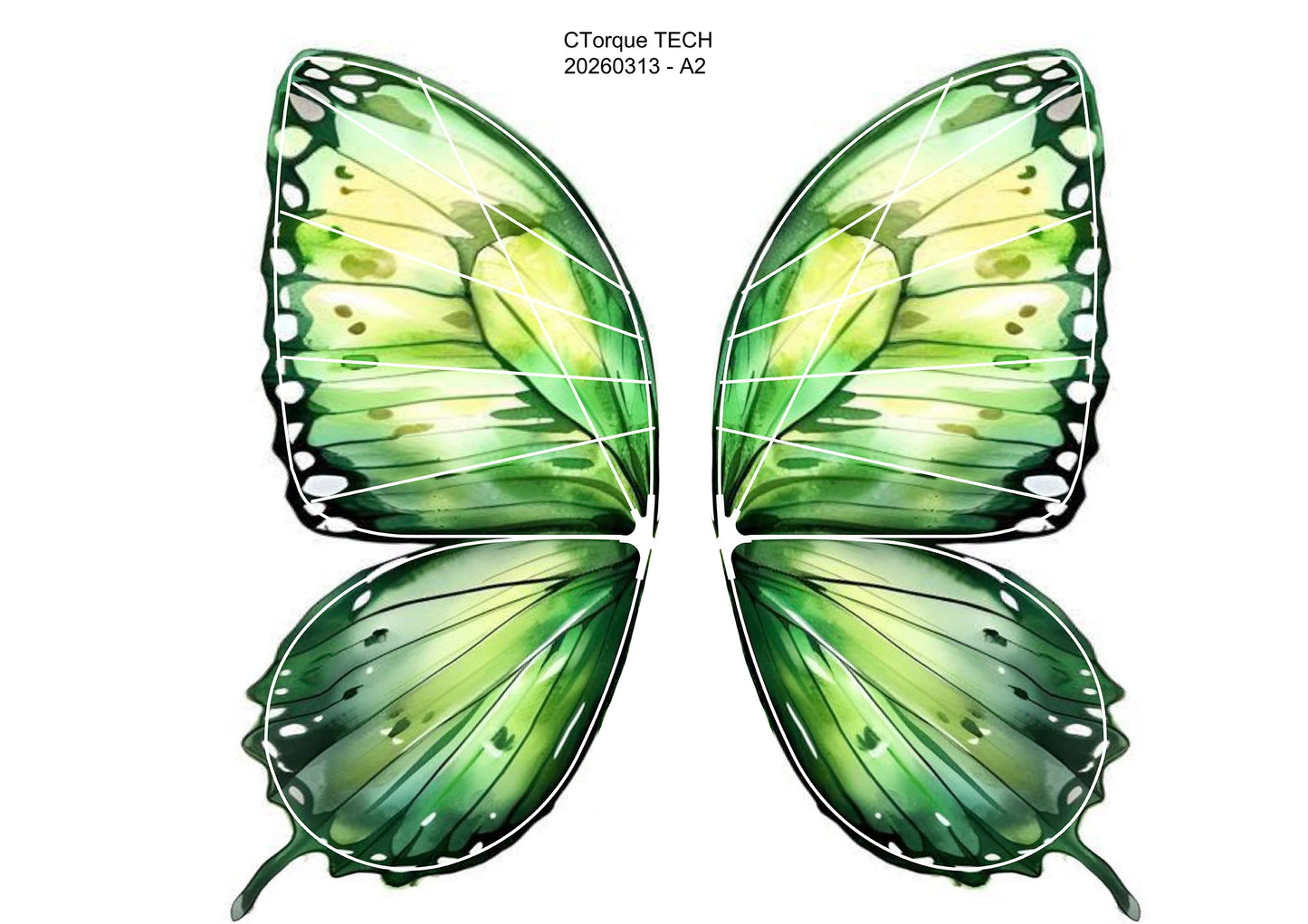 Mariposa Voladora RC LED – Efecto Realista