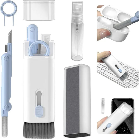 Kit de Limpieza 7 en 1 para Teclado, Audífonos y Dispositivos Electrónicos